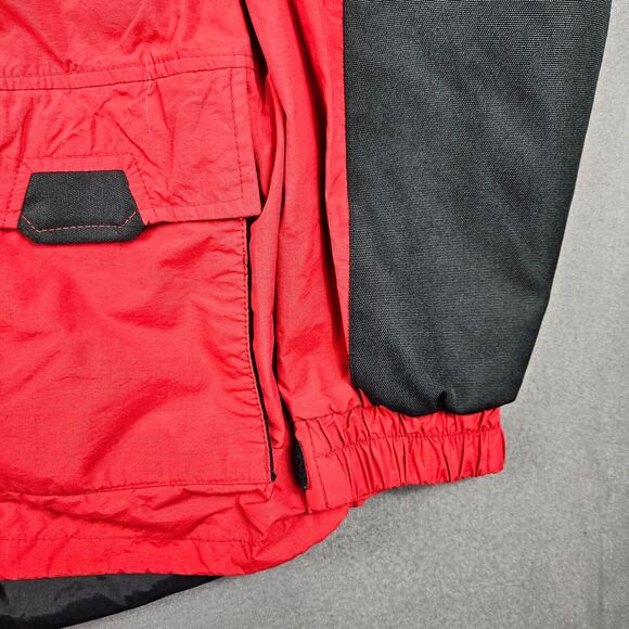 Stearns Jacket Mens M Multi-Guard Rain Parka Coat Red Nylon 8864 Dry Wear - Picture 4 of 13